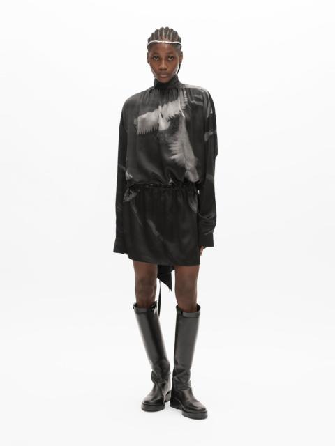 Ann Demeulemeester Yveta Long Sleeve Mini Dress
