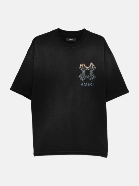 AMIRI AMTOJR1112-001 MA QUAD FLAMES OS TEE