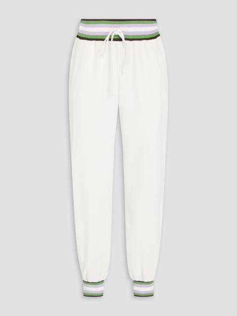Zimmermann Textured stretch-jersey track pants