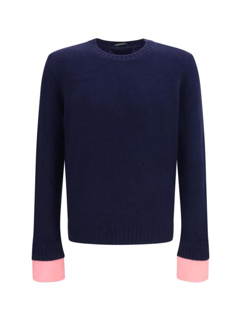 Prada Prada Men Shetland Wool Crewneck Sweater