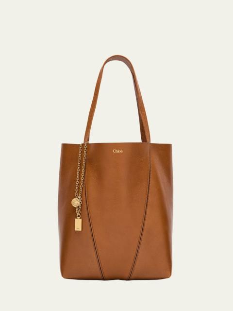 Chloé Spin Medium Tote Bag in Leather