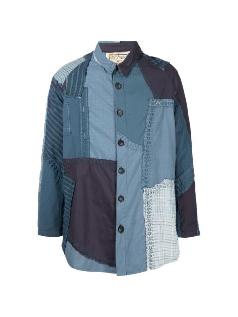 Miles panelled shirt jacket