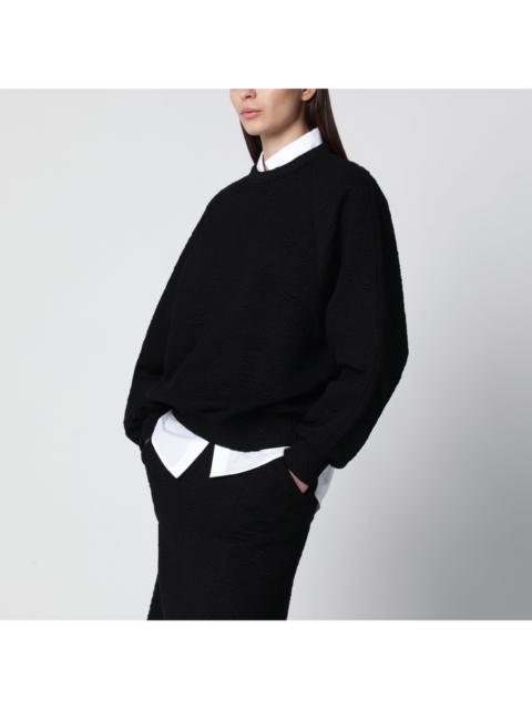 Dries Van Noten Dries Van Noten Black Viscose-Blend Sweatshirt Women