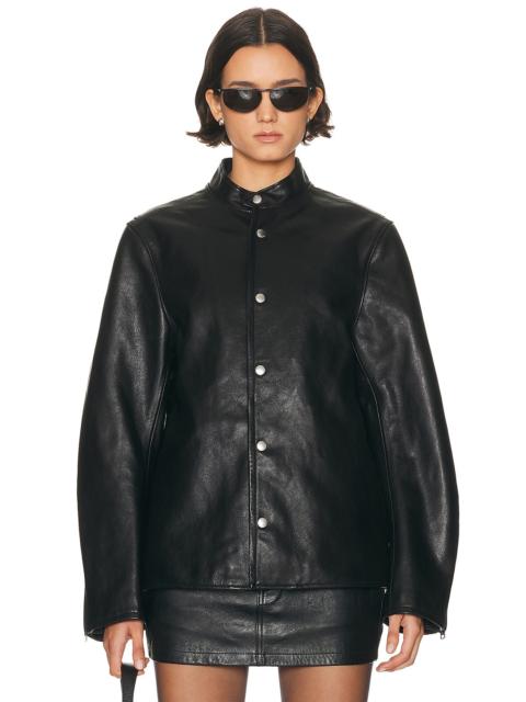 Alexander Wang Curved Sleeve Moto Jacket