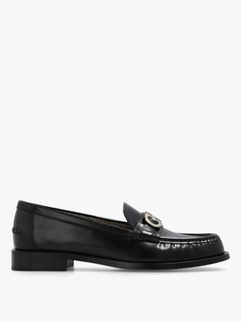 FERRAGAMO Ferragamo Ofelia Gancini Ornament Moccasins, Size 8.5 C