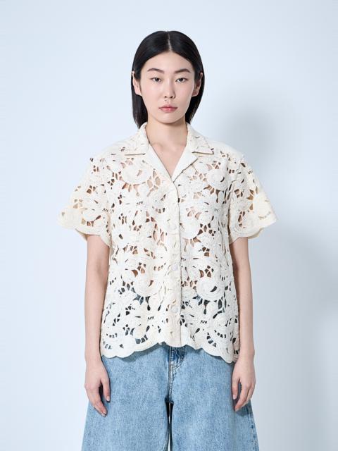 Moncler Short Sleeve Button-Down Shirt