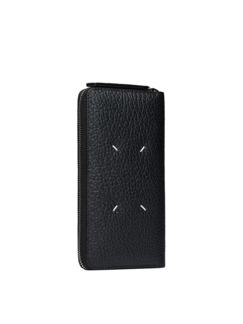 Maison Margiela FOUR STITCHES ZIP-AROUND WALLET (BLACK)