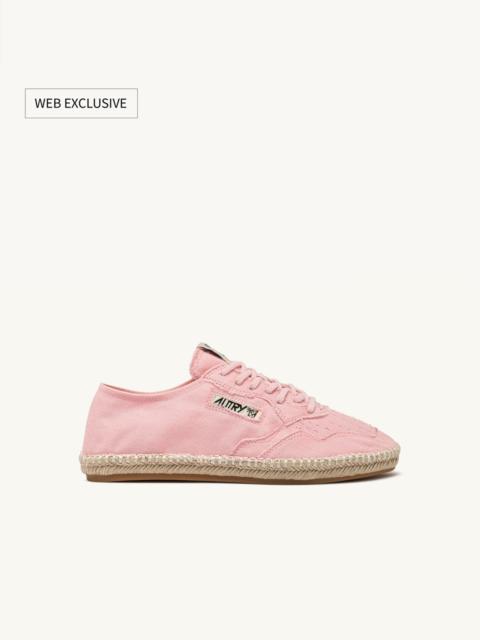 AUTRY SANDY ESPADRILLES IN PINK CANVAS