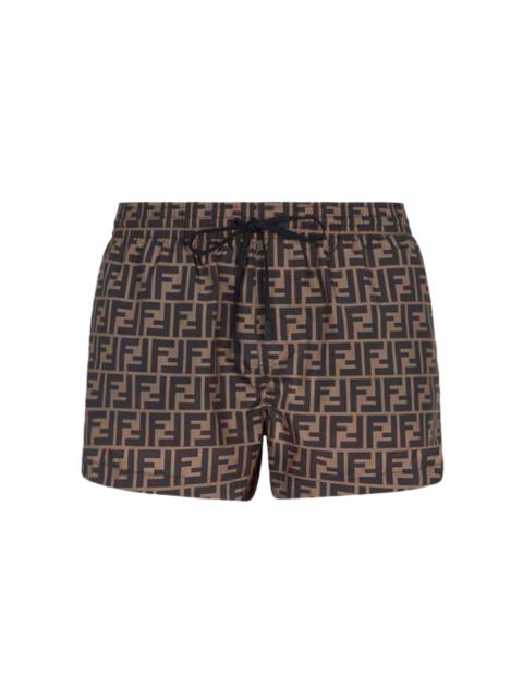 FENDI BOXER SEA NYLON SHORTS