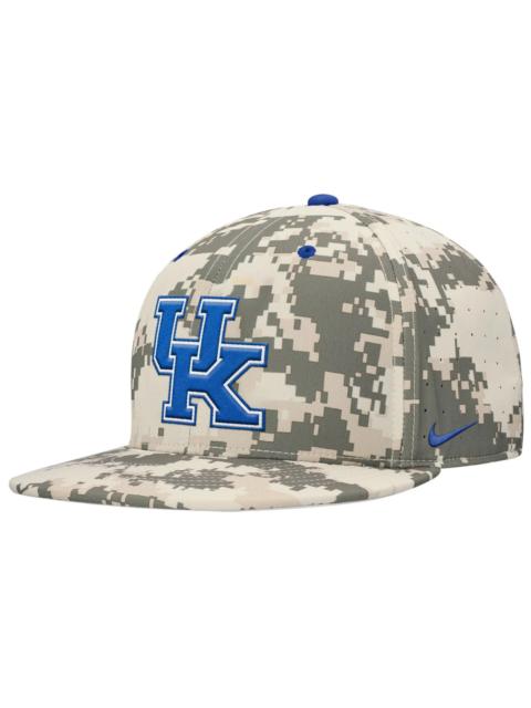 Nike Nike Adult Kentucky Wildcats Camo Aero True Fitted Hat