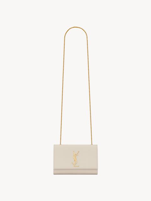 SAINT LAURENT KATE SMALL IN GRAIN DE POUDRE EMBOSSED LEATHER