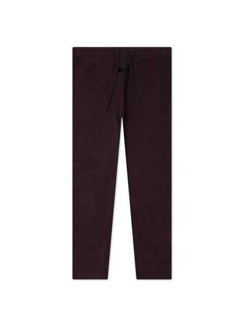 ESSENTIALS WOMEN'S LOUNGE PANT - PLUM