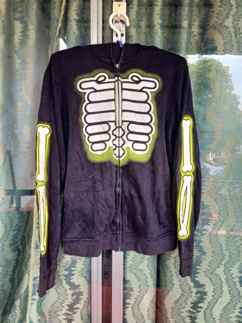 Other Designers Vintage - Hawk Skeleton Zipper hoodie