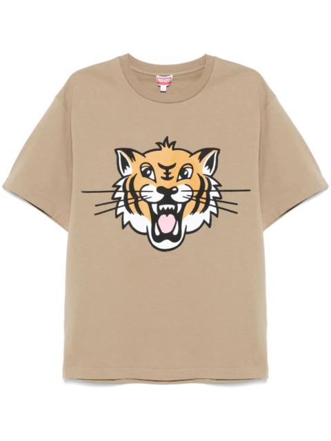 KENZO Kenzo Men Happy Tiger Printed T-Shirt