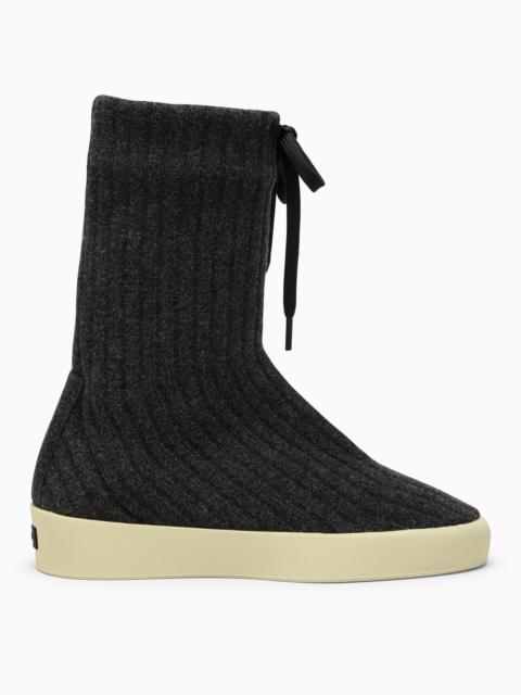 Fear Of God Moc Knit Hi Dark Grey Boot