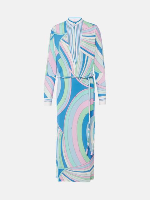 PUCCI Layered belted printed tunic