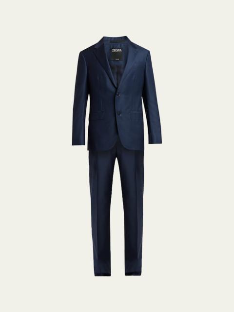ZEGNA Men's Trofeo Plaid Suit