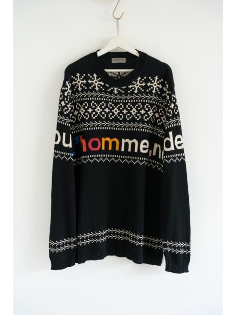 Yohji Yamamoto Yohji Yamamoto 16AW Fair Isle Intarsia Knit Sweater