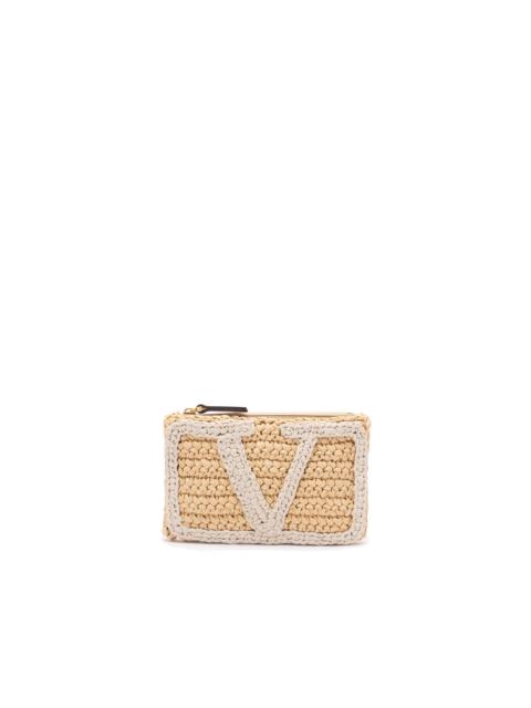 Valentino `Viva Superstar Crochet` Small Flat Pouch