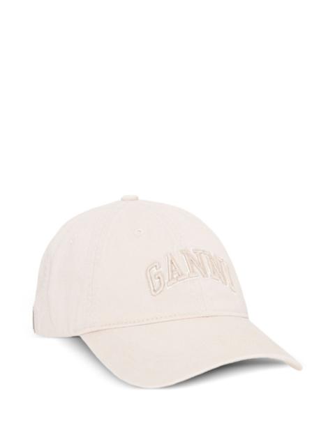 GANNI Organic Cotton Baseball Cap