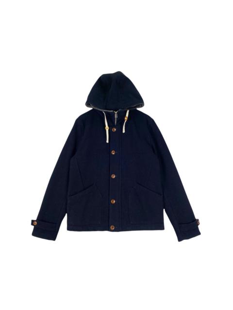 BEAMS PLUS Beams Hoodie Buttoned Jacket