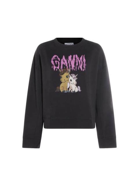 GANNI Phantom Cotton Sweatshirt