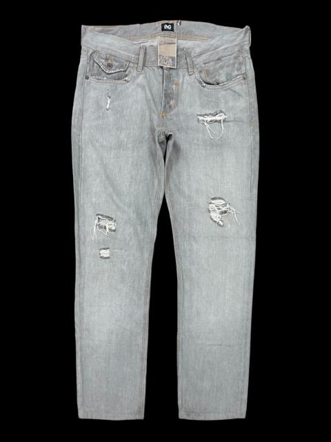 Dolce & Gabbana VTG DISTRESSED DENIM DOLCE & GABBANA WITH LEATHER TAG