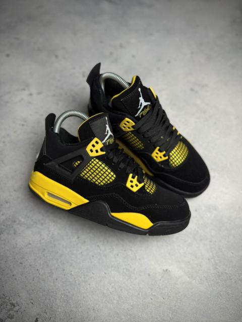 Other Designers Jordan Brand - Nike Air Jordan 4 Retro Thunder Black White Yellow 2023 5,5