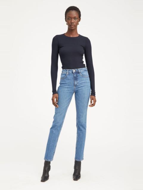 SPRWMN CHARLOTTE SLIM STRAIGHT DENIM