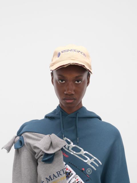 Martine Rose Beige Distressed Roll-Back Cap