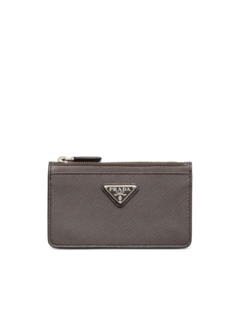 Saffiano leather card holder