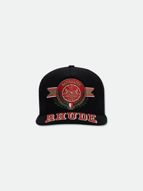 Rhude SAUSALITO CREST TRUCKER HAT