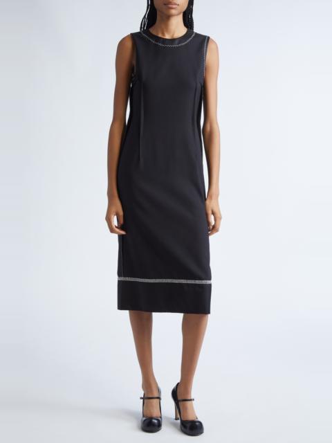 Marni Marni Inside-Out Virgin Wool Dress in 00N99 Black at Nordstrom