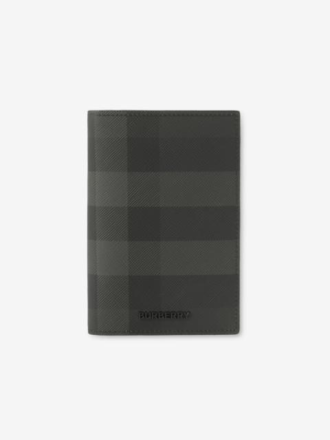 Burberry Check and Leather Passport Holder