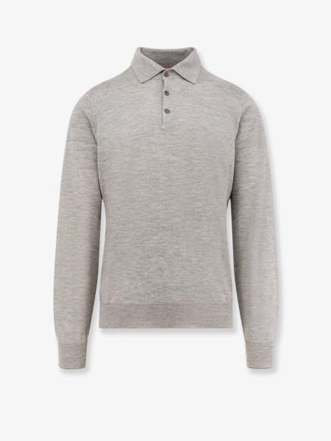 Brunello Cucinelli Brunello Cucinelli Men Cashmere And Silk Polo Shirt