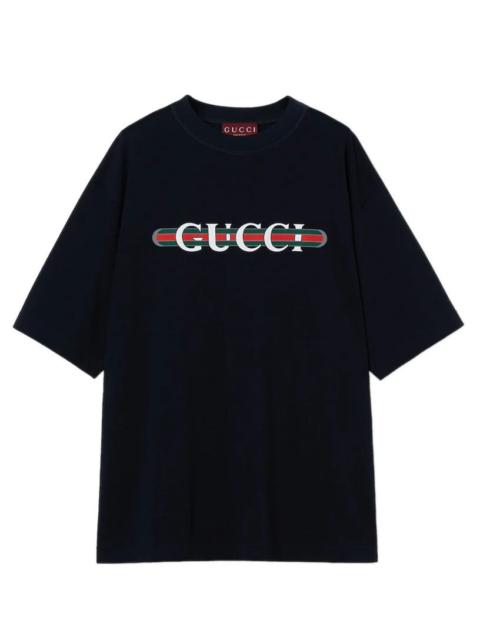 GUCCI COTTON JERSEY T-SHIRT WITH PRINT