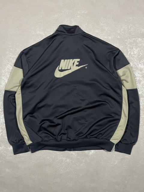 Nike Vintage Nike Big Swoosh Zip Sweatshirt Track Jacket Hoodie