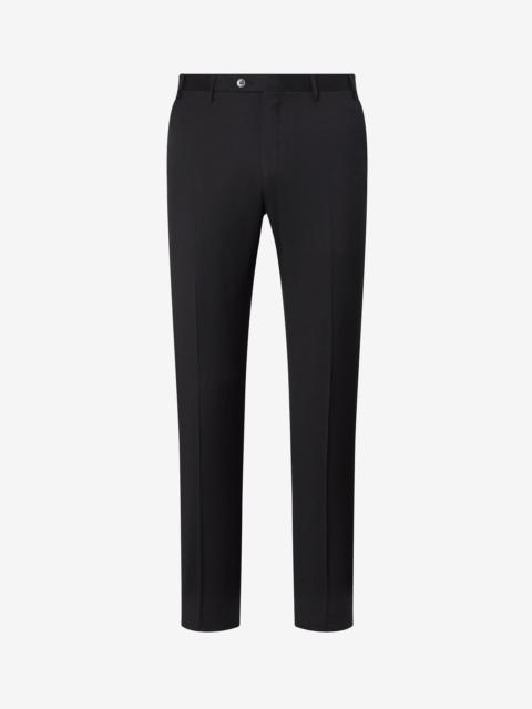 CORNELIANI Black 130's wool trousers