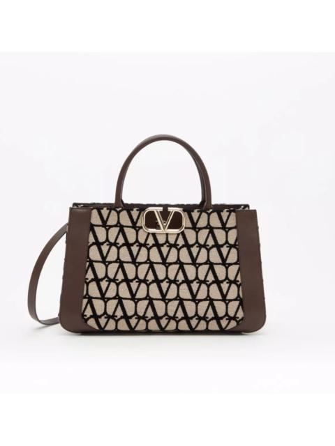 Valentino Valentino Medium Vlogo Signature Toile Iconographe Handbag