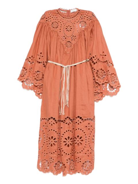 Zimmermann Awaken embroidered midi dress