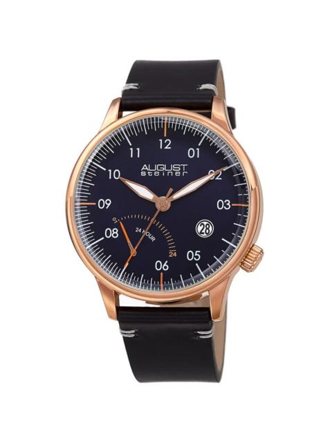 Other Designers August Steiner Quartz Blue Dial Men's Watch AS8285RGBU