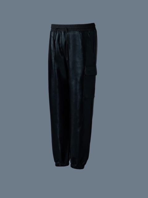 MARVIN-M Metallic double face jersey sweatpants