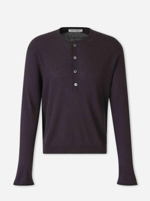 Our Legacy JERSEY FINE HENLEY