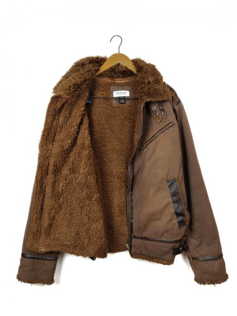 Other Designers Designer - Soleil D'oR France Sherpa Shearling Winter Jacket