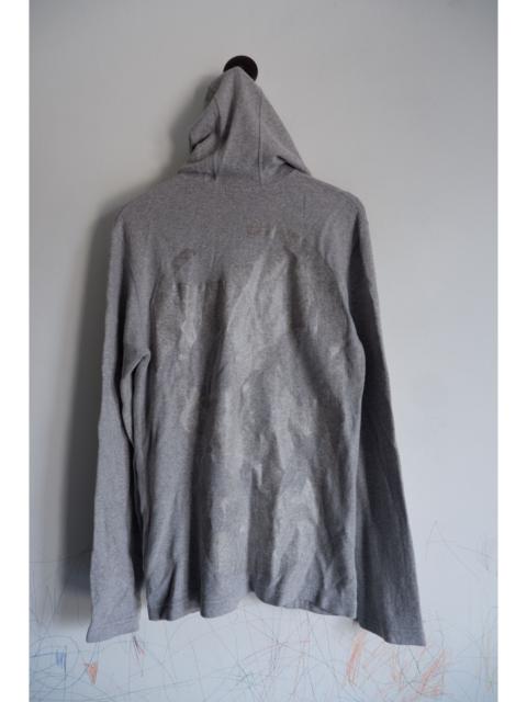 Comme des Garçons Homme Plus 2010 Skull Grey on Grey Zip Up Hoodie
