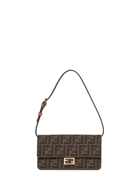 FENDI Fendi Women Brown Wallet On Chain Baguette Minibag
