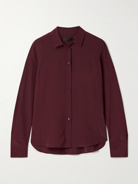 NILI LOTAN Gaia Silk Crepe De Chine Shirt