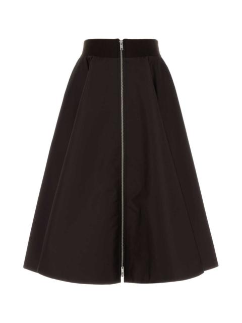 Prada Dark Brown Re-nylon Skirt