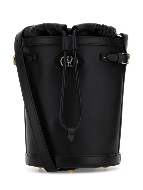 Valentino Black leather Antibes bucket bag