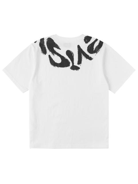 EVISU EVISU Brushstroke Cross-shoulder Logo T-Shirt